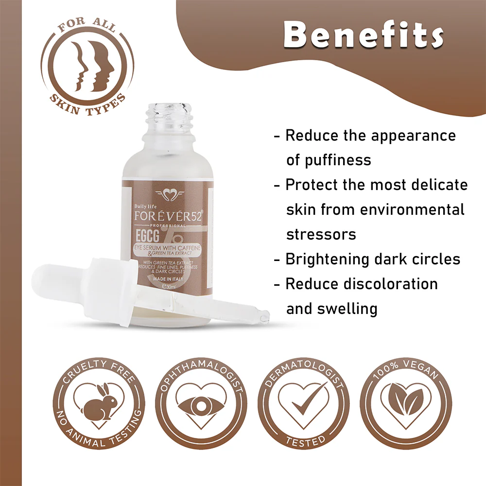 EGCG Eye Serum With Caffeine - SK601 4 EGCG Eye Serum With Caffeine - SK601 - Image 3