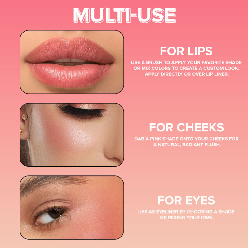 ⁦Showstopper 28 Color Lip Palette SHL001⁩ - الصورة ⁦3⁩