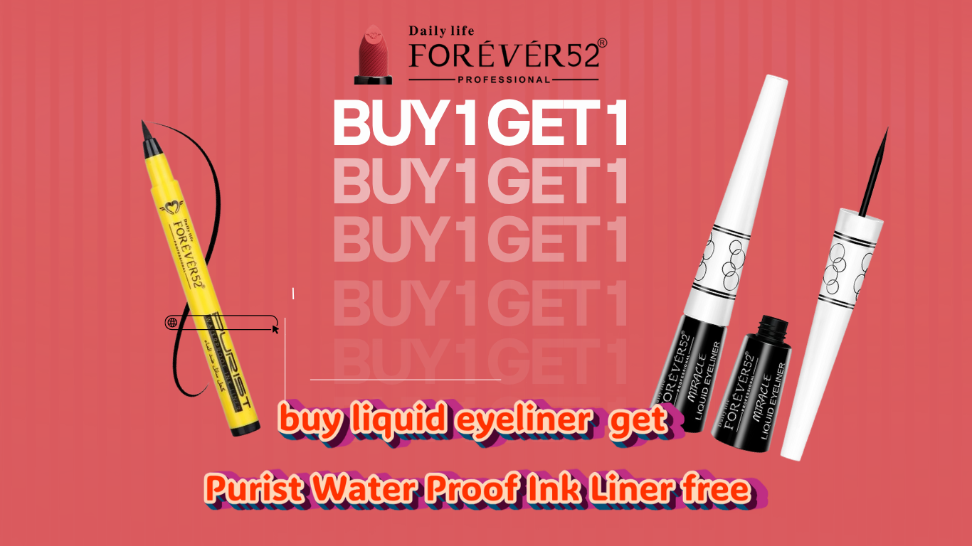 Black and White Modern Skin Care Buy one Get one Free Offer Instagram Post 1366 x 768 بيكسل